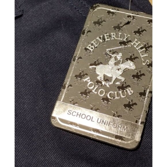 Beverly Hills Polo Club Boys’ School Uniform Pants Relaxed-Straight Navy Size 6 - Picture 2 of 5